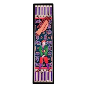 VTG 90s Golf Bookmark Gentleman's Pastimes, Deco Nouveau, Brehony- Artworks BD03